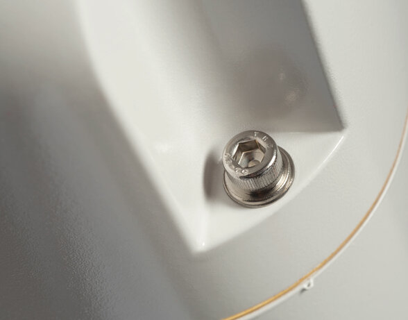 Image of the Stainless Steel and Nickel-Plated Components on Kito's FER2 food grade electric chain hoist