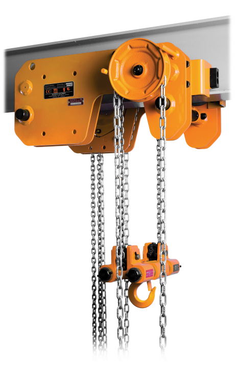 Image of SHB ultra low headroom manual hoist and trolley