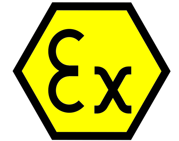 Graphic of the ATEX certification logo