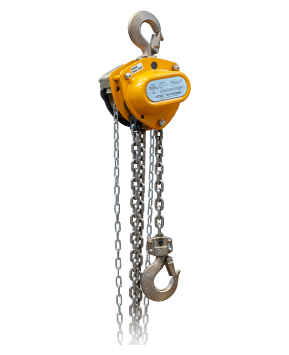 Image of Kito Van Leusden's VLCB spark resistant hand chain hoist
