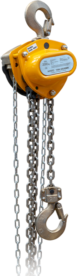 Image of Kito Van Leusden's VLCB spark resistant hand chain hoist