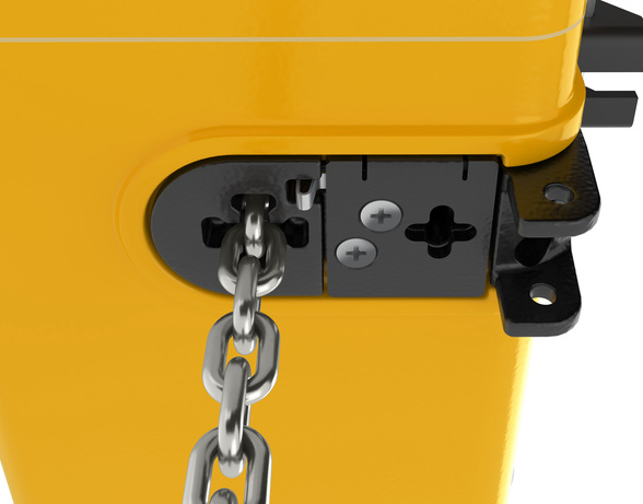 Image of micro limit switches on EM/SEM electric chain hoist