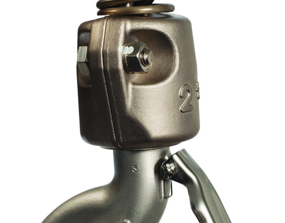 Image of Standard Stainless Steel Bottom Hook on Kito's FER2 food grade electric chain hoist